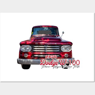 1958 Dodge W-100 Power Wagon Pickup Truck Posters and Art